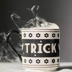 Anthropologie Halloween Trick or Treat Coffee Mug